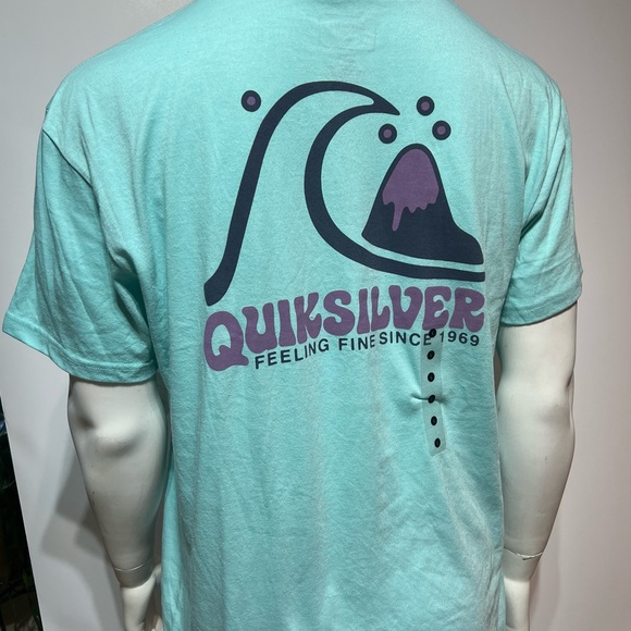Quiksilver Mellow Tone Mod Woven men L T-shirt new NWT - Picture 7 of 12